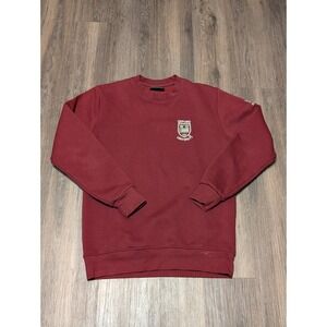 Oxford University Sweatshirt Pullover Embroidered‎ Logo Burgundy Small